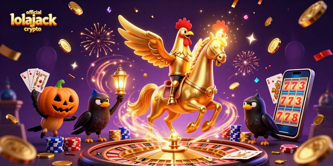 Experience the thrill of winning with official lolajack crypto in this vibrant casino scene featuring dynamic characters.