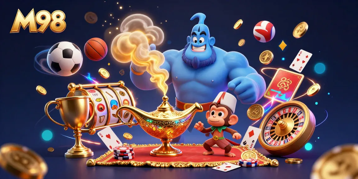 M98 offers thrilling live casino action featuring vibrant games and fun elements.