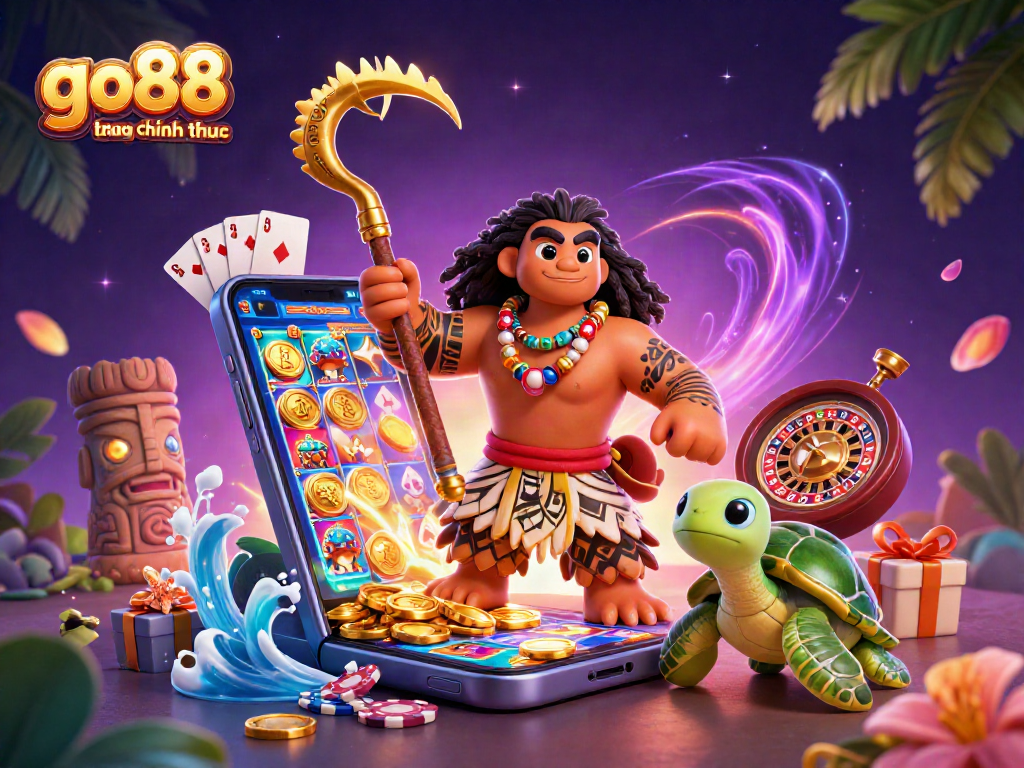 Engage in thrilling gameplay with go88 trang chu chinh thuc featuring vibrant characters and dynamic casino elements.